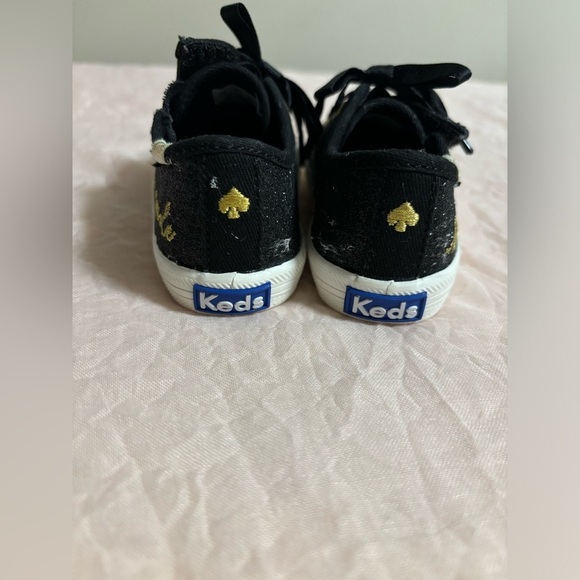 Kate Spade Keds Kickstart Sparkle Black Shoes - Toddler Size 5M - Picture 5 of 7